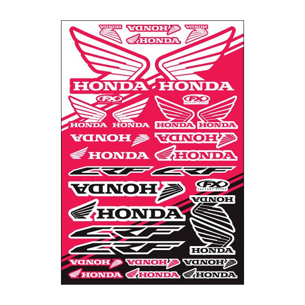 FACTORY EFFEX HONDA OEMステッカーシート| Dirtbikeplus (ダート