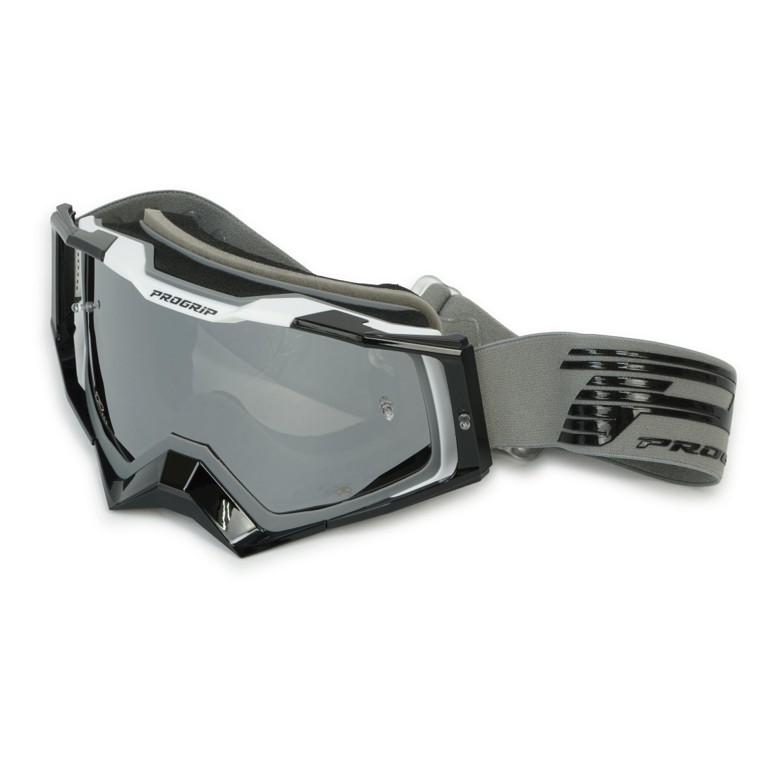 PRO GRIP 3309 MXミラーゴーグル グレー/ブラック/ホワイト