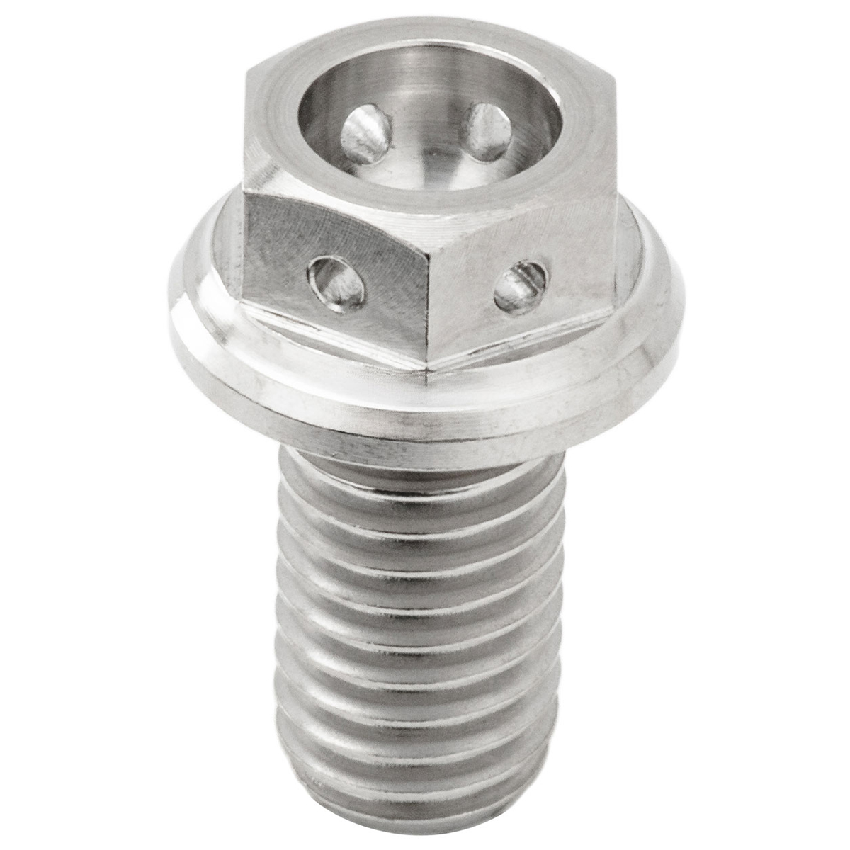 ZETA RACING ZETAチタン フランジボルト ワイヤーロック穴付き