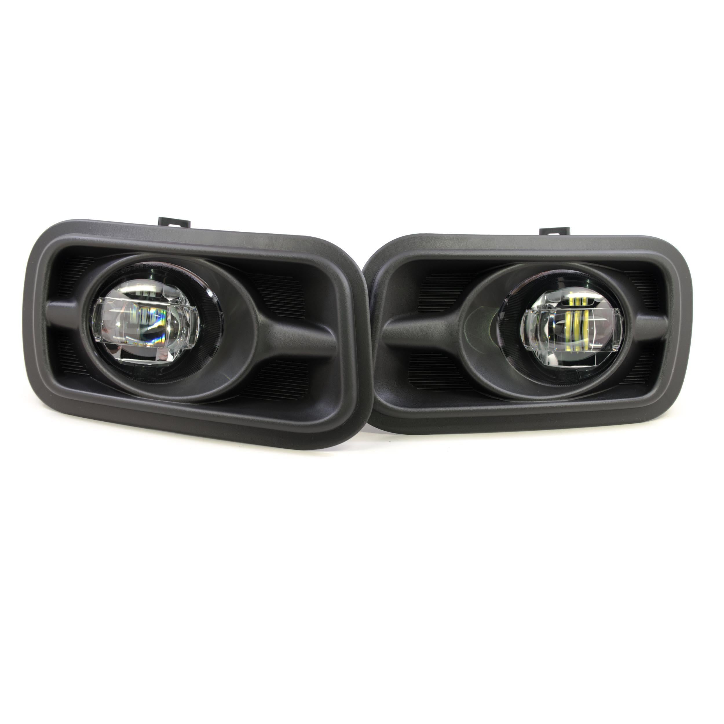 2010-2017 Cummins XB LED Black Fog Lights (LF290) – Dirty Diesel