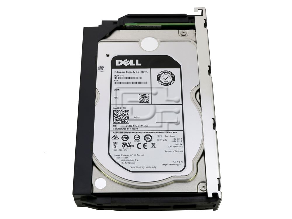 Dell 400-BMIK 1M3MG 01M3MG 8TB 7.2K 512e 12Gbps SAS ISE 3.5in Hard