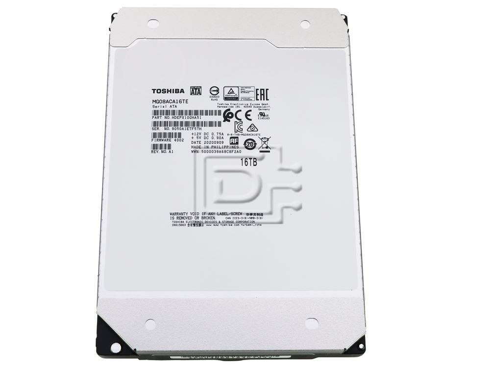 Toshiba MG08ACA16TE / HDEPX10GHA51 16TB 3.5