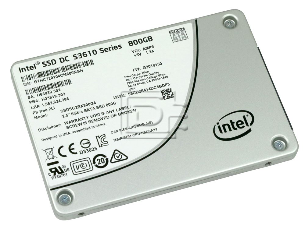Intel DC S3610 SSDSC2BX800G401 / SSDSC2BX800G4 800GB 2.5