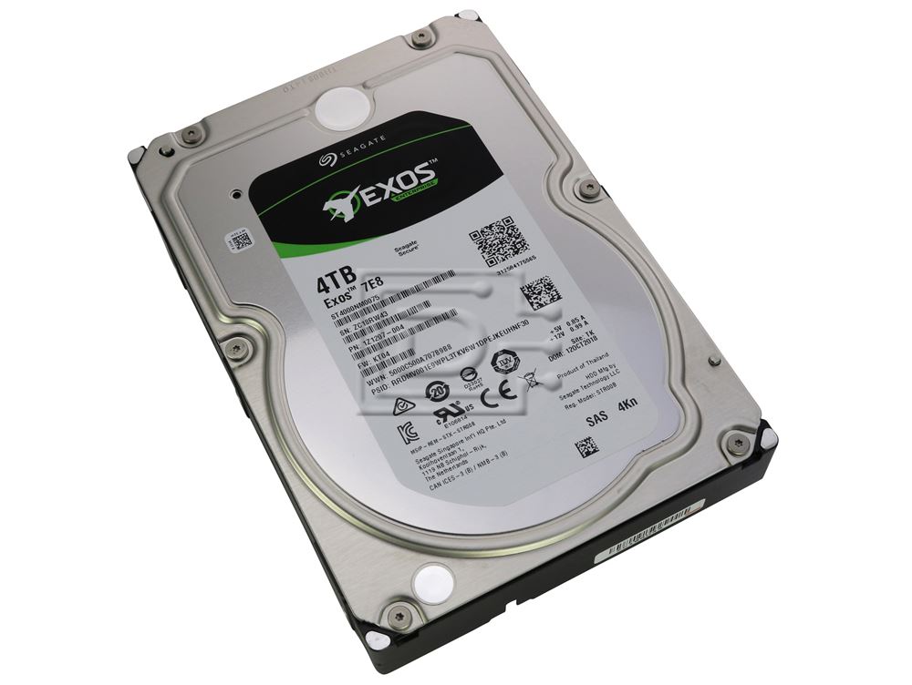 Seagate Exos 7E8 ST4000NM0075 4TB 3.5” LFF 12Gbps 7.2K RPM 4Kn SAS