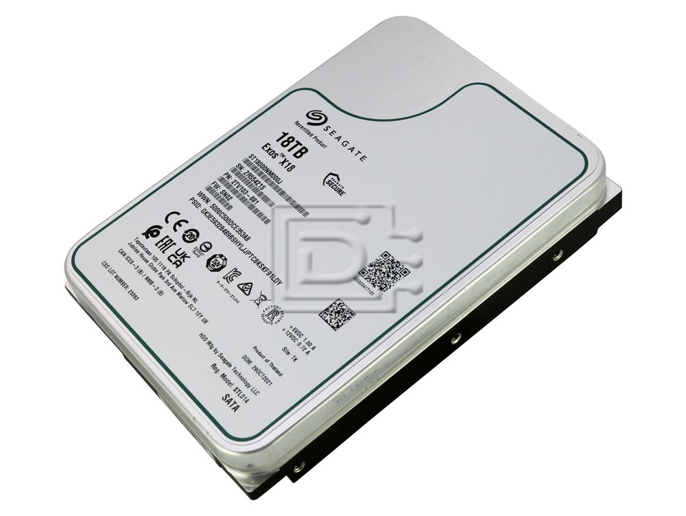 Seagate Exos X18 ST18000NM000J 18TB 3.5 LFF 6Gbps 7.2K RPM