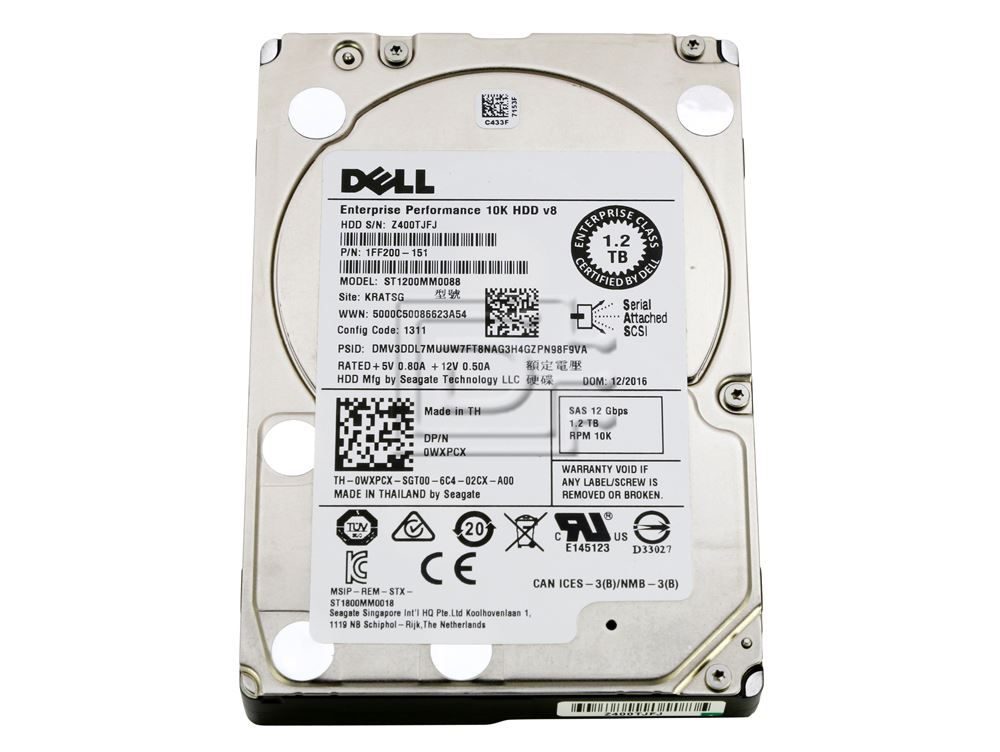 Dell WXPCX / Seagate ST1200MM0088 1.2TB SFF 2.5