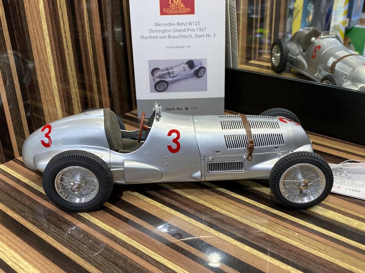 CMC Mercedes benz W125 Donington Grand prix 1937 [1/18 Diecast