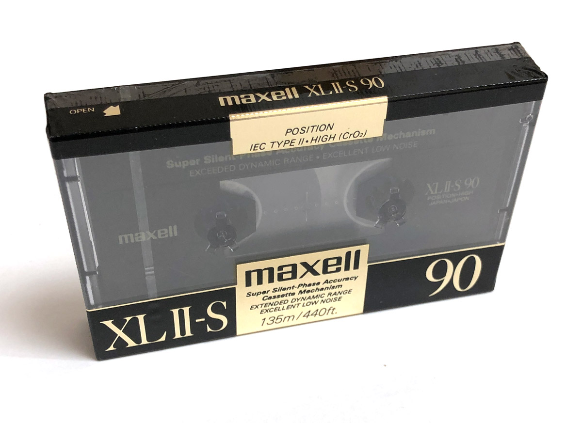 Maxell XLII-S 90 Minute Cassette With Super Silent Phase Accuracy