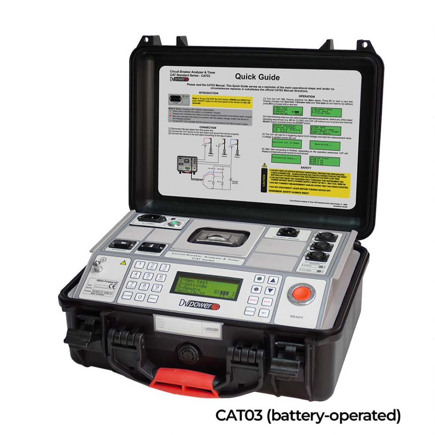 Circuit Breaker Timer & Analyzer | CAT Standard Series | DV Power