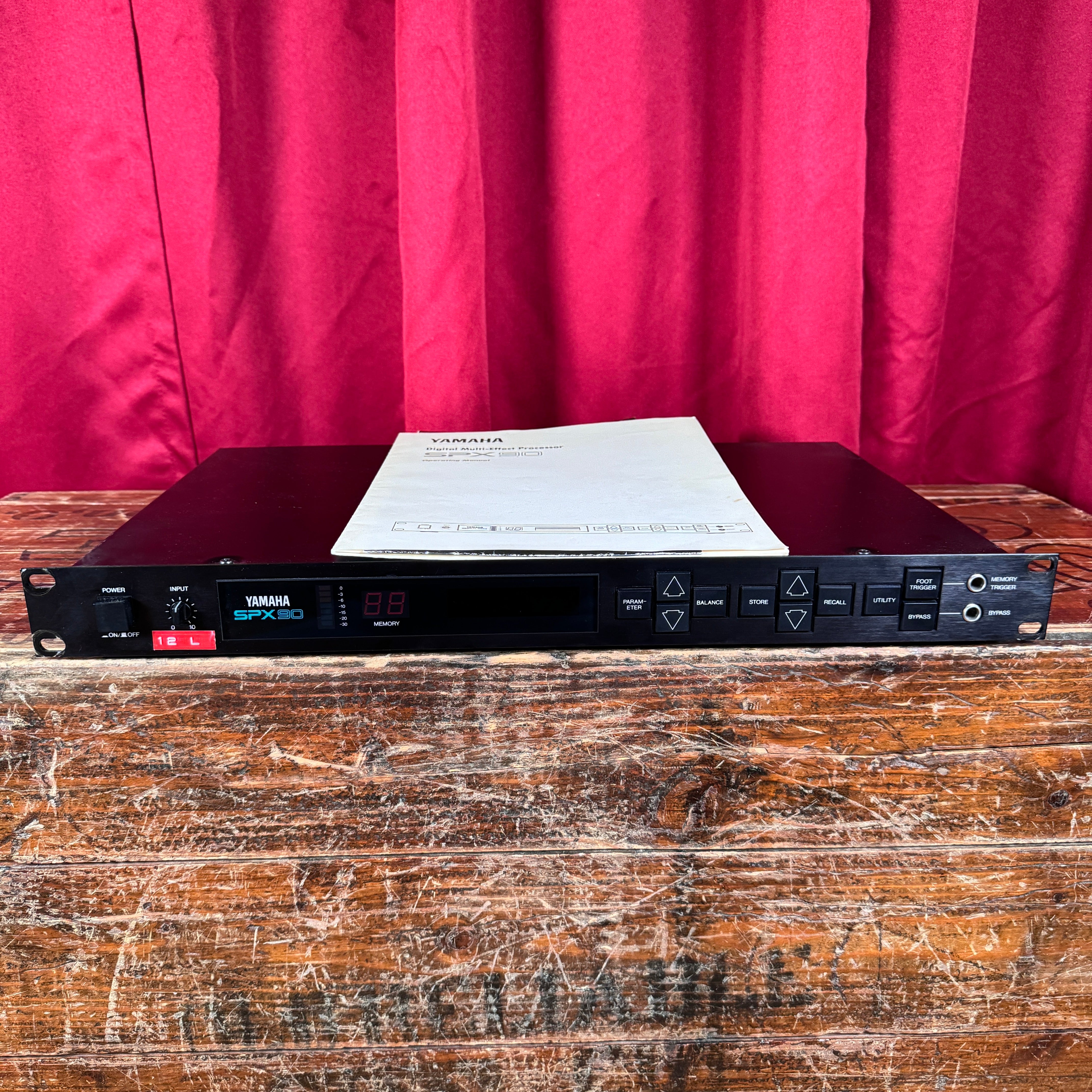 Yamaha SPX90 Multi Effects Rack Processor w/ Original Manual