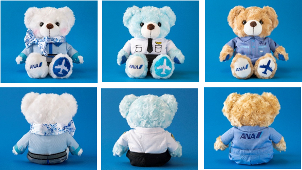 ご当地ベアとANAが初コラボ！CA、パイロット、整備士になったご当地