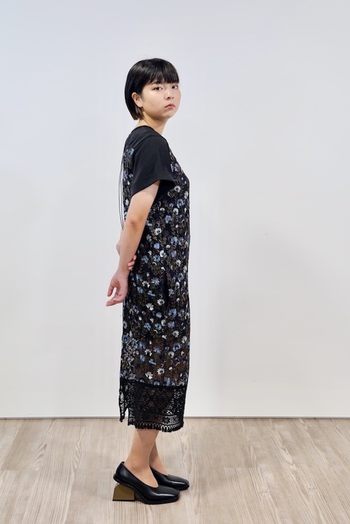 LOKITHO（3泊4日） FLOWER EMBROIDRED COMBI DRESS / June
