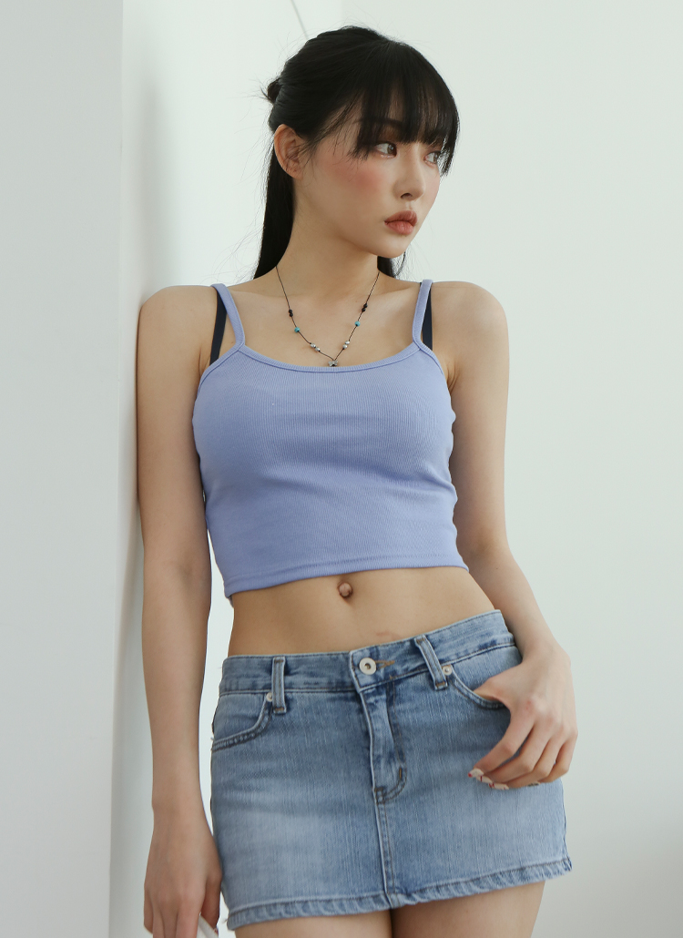 スリムクロップドキャミソール | レディースファッション通販 - DHOLIC