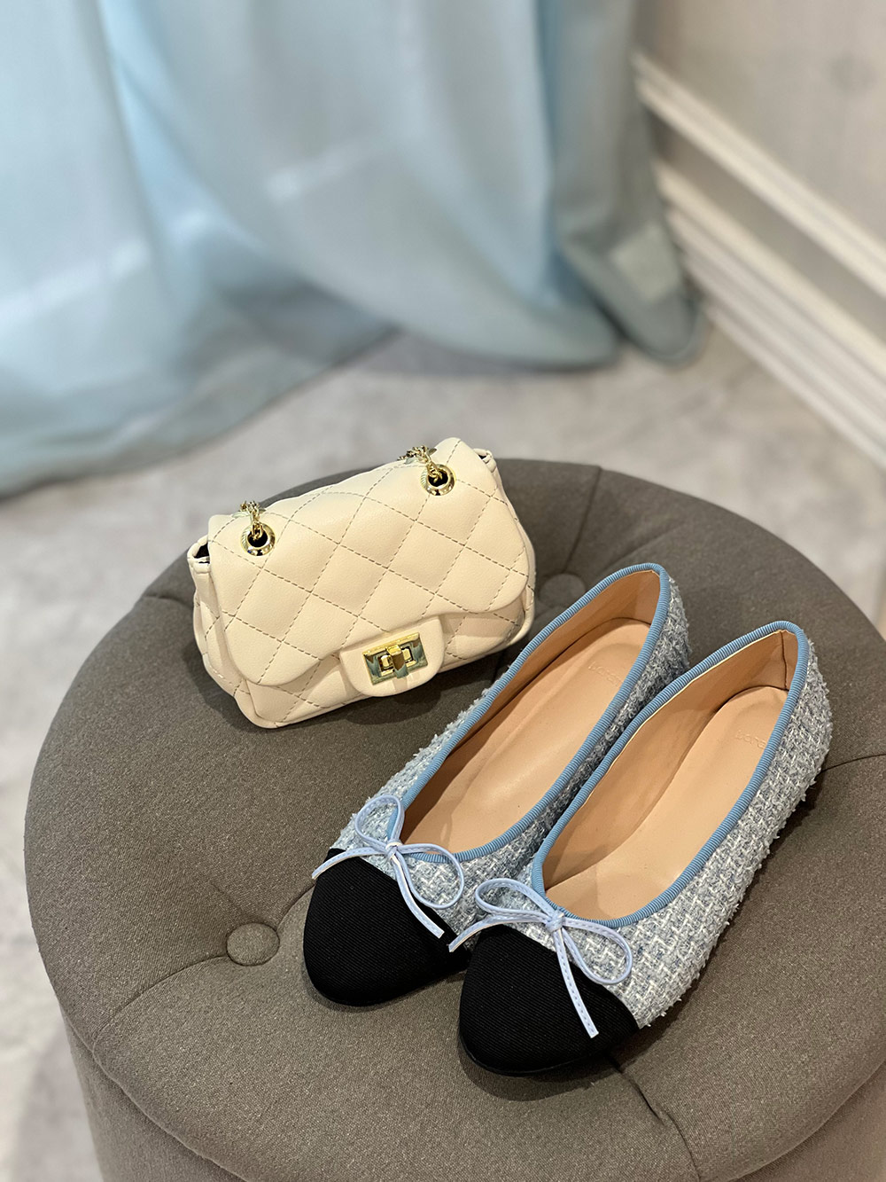 ツイードバレエシューズ | レディースファッション通販 - DHOLIC