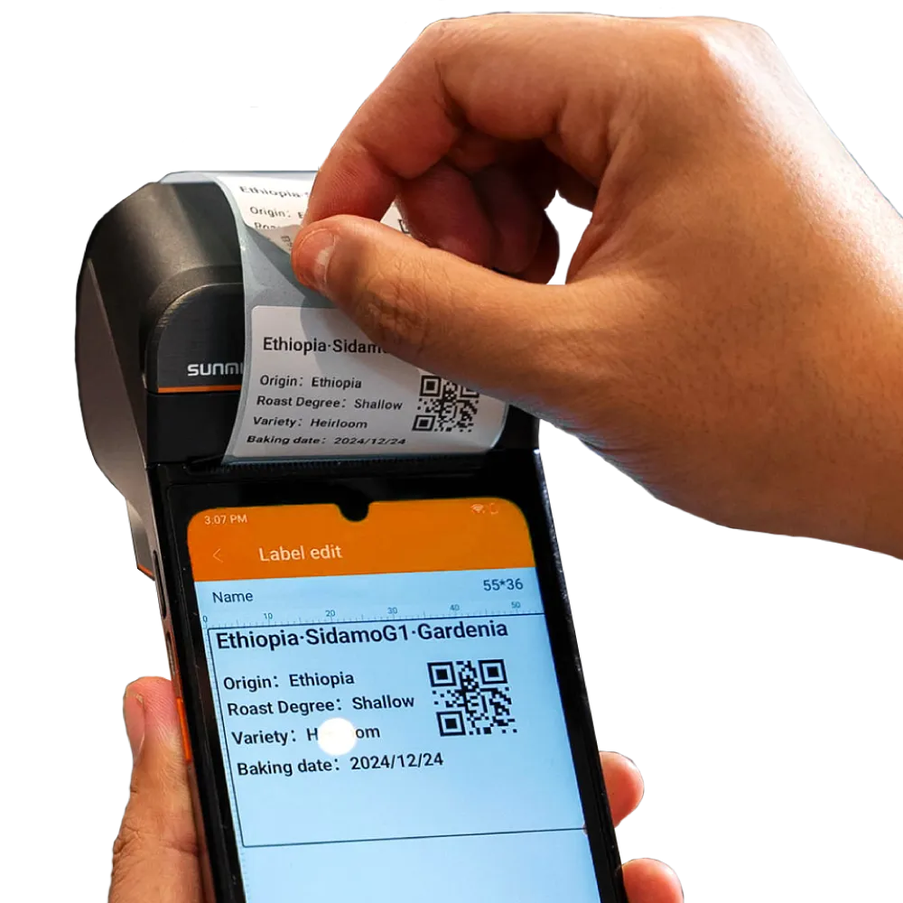 SUNMI V3 プリンタ搭載 Androidハンディターミナル｜ウェルコムデザイン