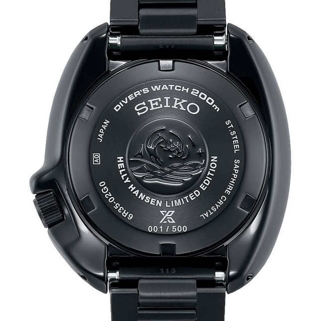 全身ブラックで滲む色気! セイコー プロスペックス×ヘリーハンセンの
