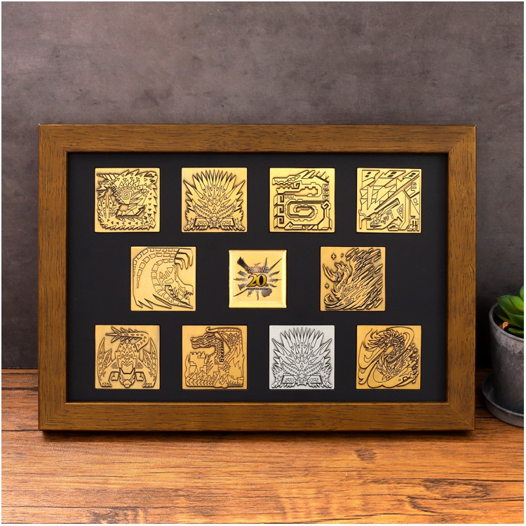 イーカプコン |モンスターハンター20周年-大狩猟展- 額装ピンズセット