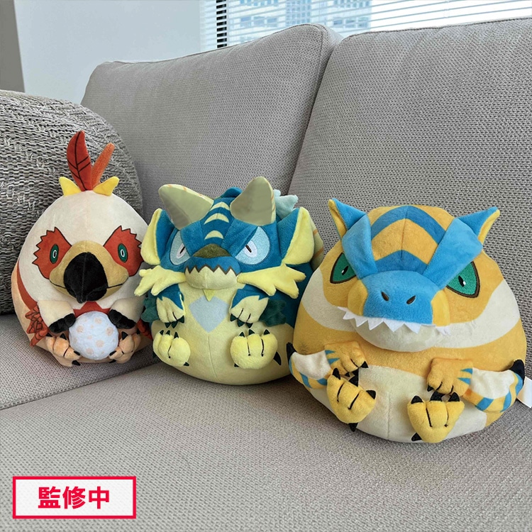 イーカプコン |モンスターハンター ふわたまぬいぐるみ ジンオウガ