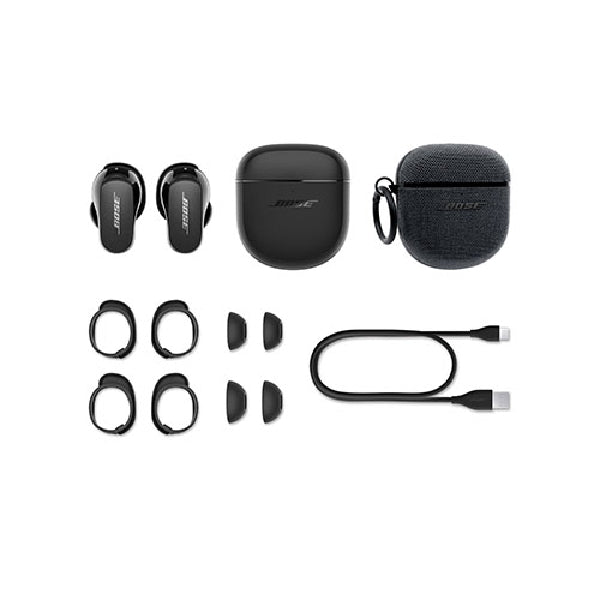 Bose QuietComfort Earbuds II Bundle with Fabric Case Cover Triple