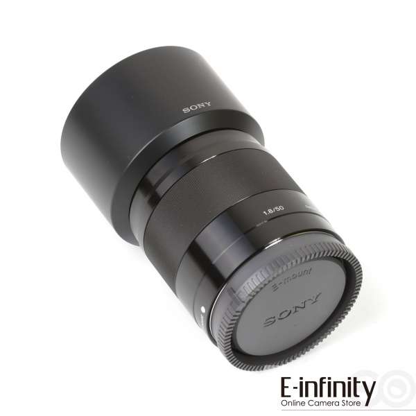 Buy Sony E 50mm F1.8 OSS E-mount Lens SEL50F18 (Black) - E-Infinity