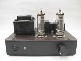 PCL86革張りシングルアンプ試聴開始／お知らせ／真空管アンプキット