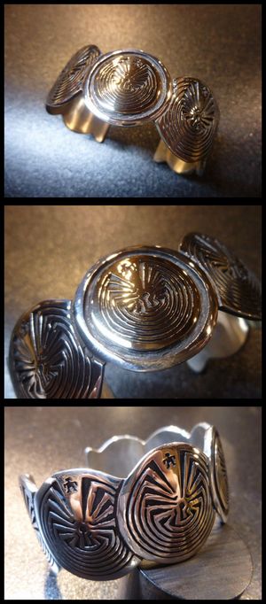 ホピ Jason・Takala ジェイソン・タカラ オーバレイ 14Kメイズ&シルバー