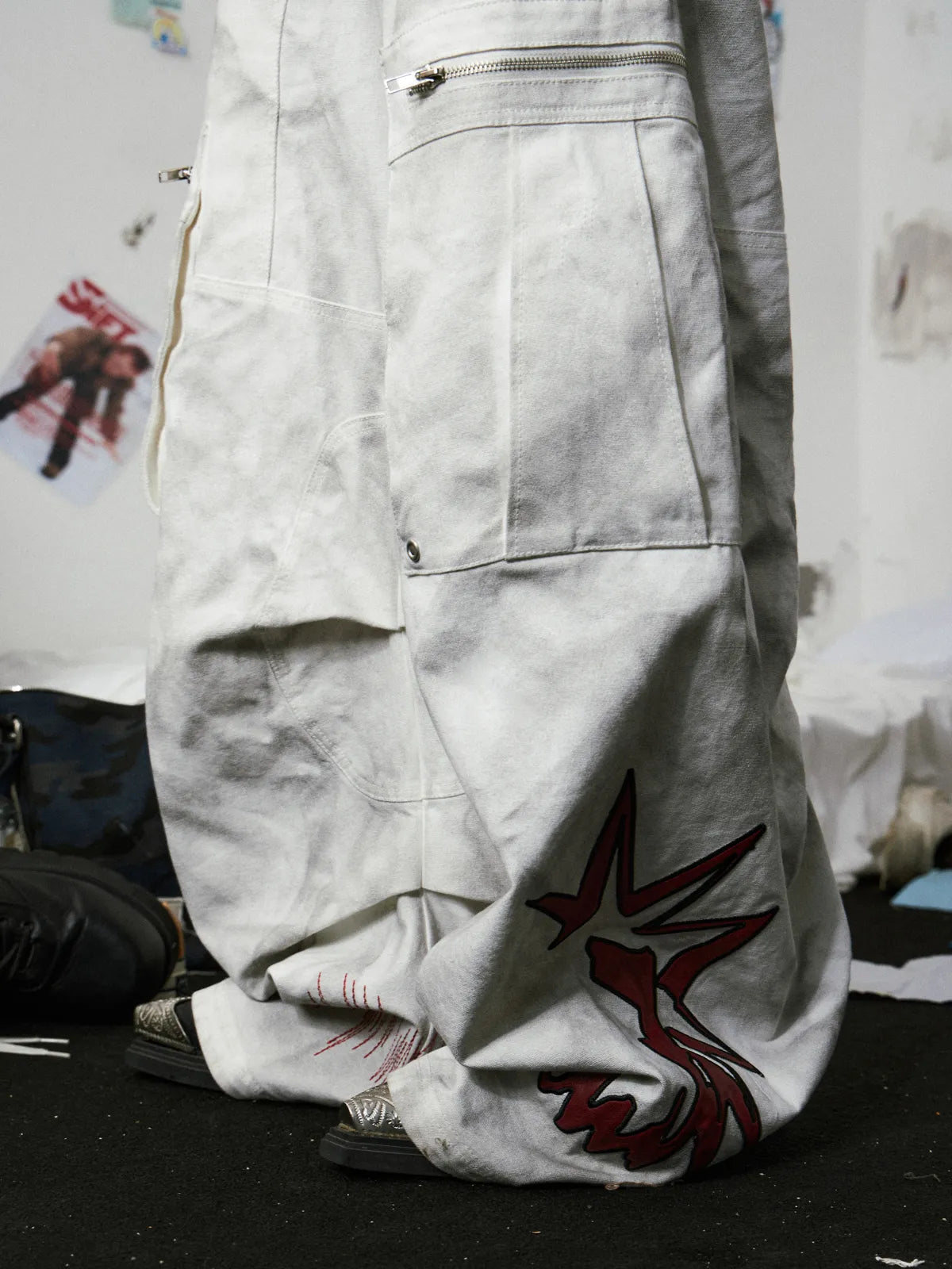 Removable Wide-Leg Overall Pants – EMOBROTHER