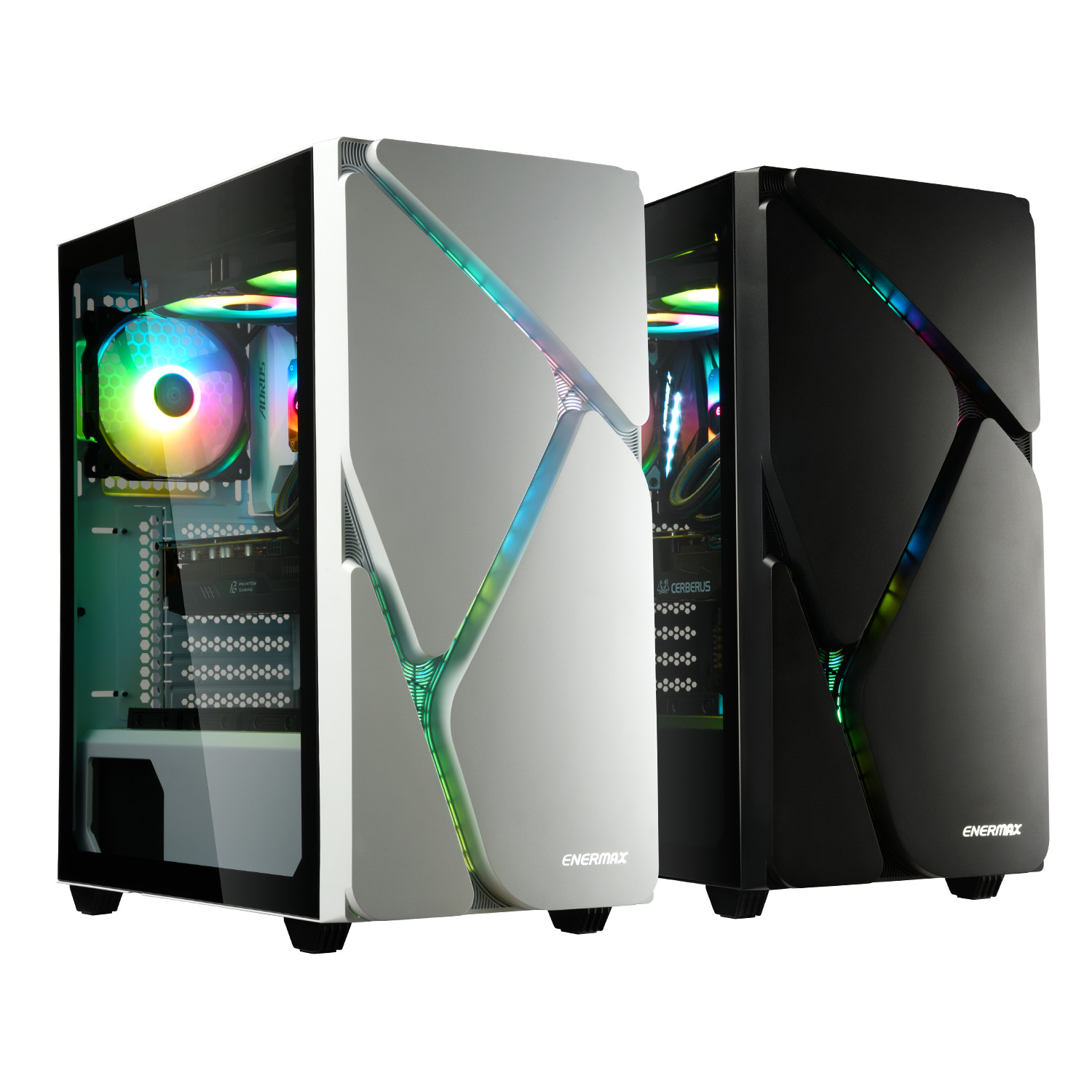 MS30-Marbleshell MS30 Mid-Tower Black/ White PC Case - 商品紹介