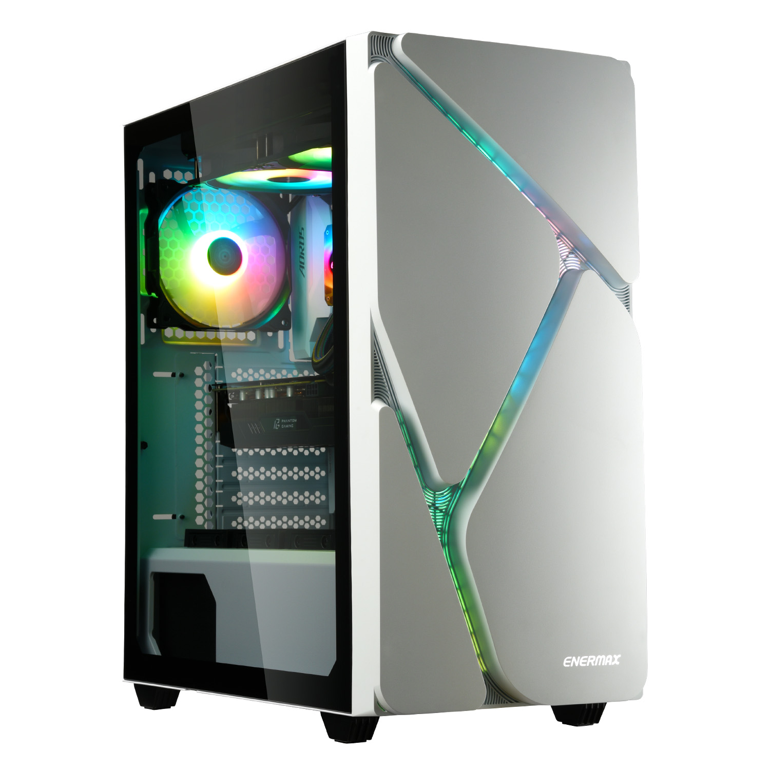 MS30-Marbleshell MS30 Mid-Tower Black/ White PC Case - 商品紹介