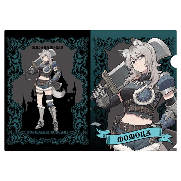 ガールズバンドクライ A4クリアファイル(RPG風) /(2)河原木 桃香