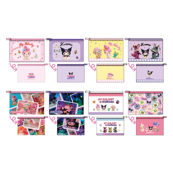 Netflixシリーズ「My Melody & Kuromi」 クリアポーチコレクション