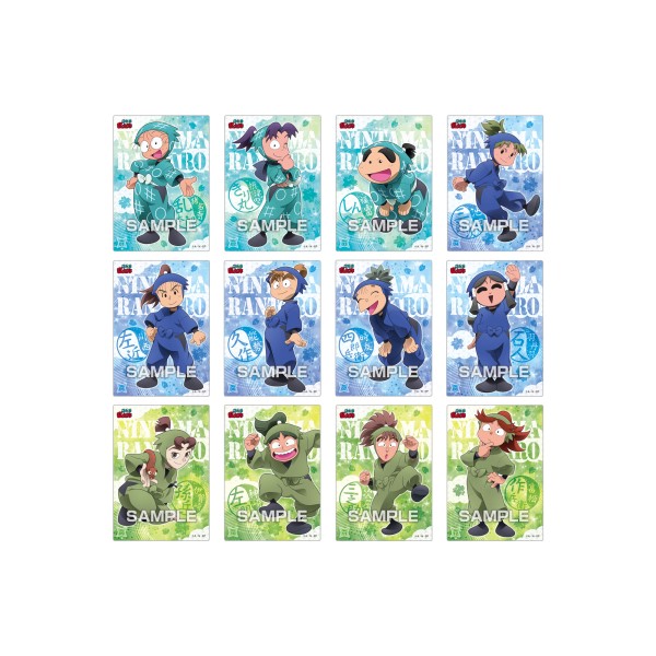 忍たま乱太郎 クリアカードコレクションガム ◇通常版◇【1BOX 16