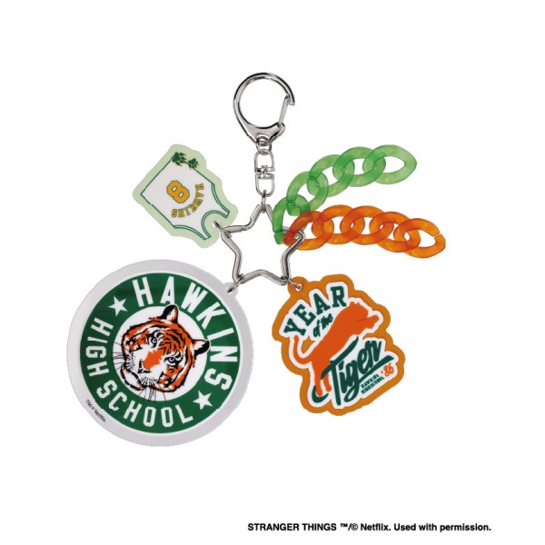 STRANGER THINGS じゃらじゃらキーホルダー / HAWKINS ｜ エンスカイ