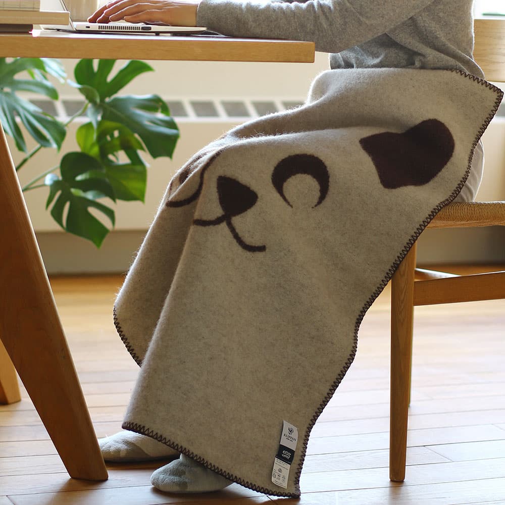 KLIPPAN/クリッパン ウールミニブランケット フォックス パピー