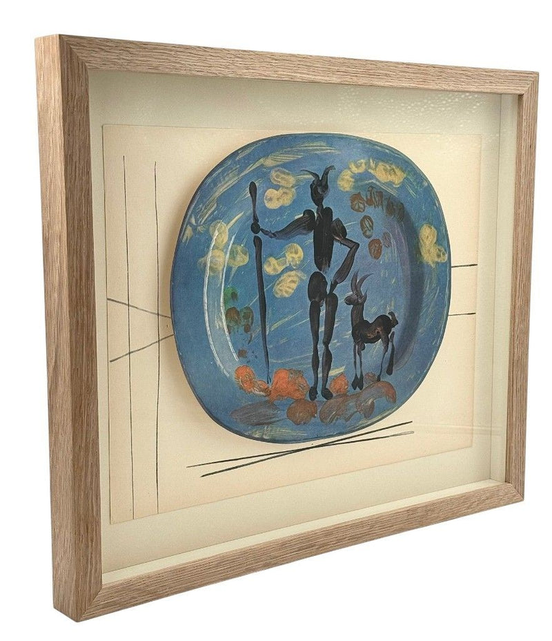 A framed lithographic plate from the 1948 Swedish, limited edition