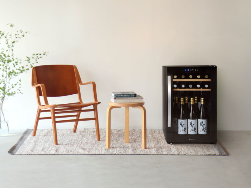 デバイスタイル CG-C30W 【右開き】ワインセラー(30本収納