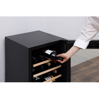 アイリスオーヤマ IWC-C161A-B 【右開き】ワインセラー(16本収納