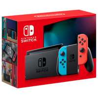 任天堂 HADSKABAH Nintendo Switch本体 Joy-Con(L)ネオンブルー/(R