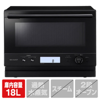 シャープ RE-WF185-B オーブンレンジ PLAINLY ブラック|エディオン公式通販