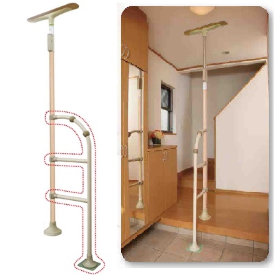 ベストポジションバー 玄関用アーム – 介護用品・介護用品レンタル