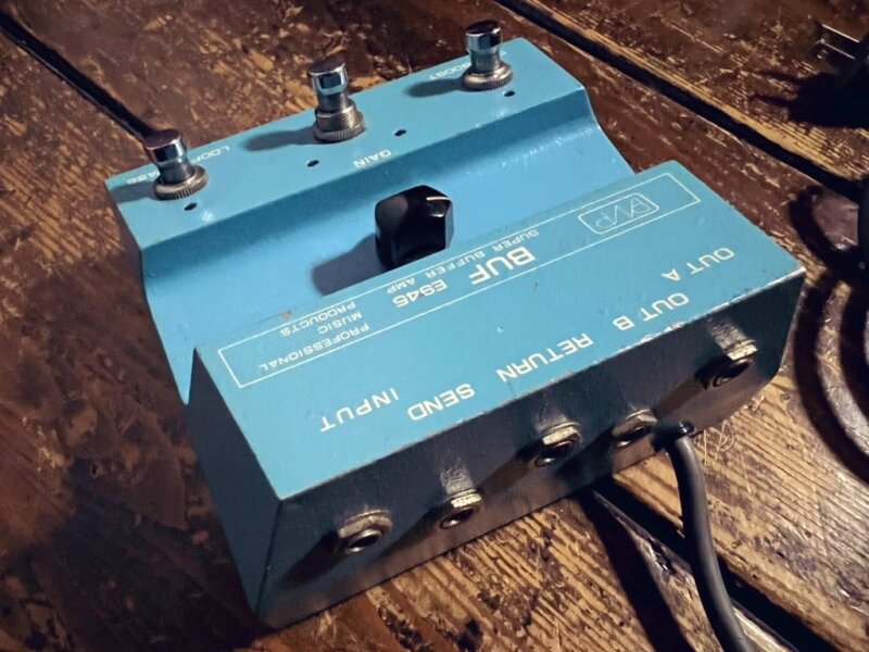 プロ愛用のPMP BUF E945 SUPER BUFFER AMPバッファーエフェクターを