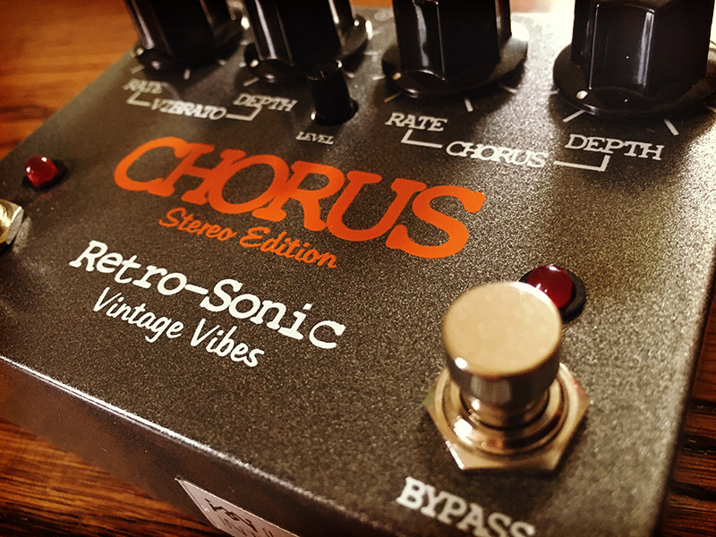 Retro-Sonic Chorus Stereo Edition」BOSS CE-1クローンモデルを