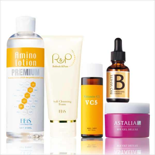 選べるエイジングケア5点セットB（エビス ビーホワイト）|美顔器・原液