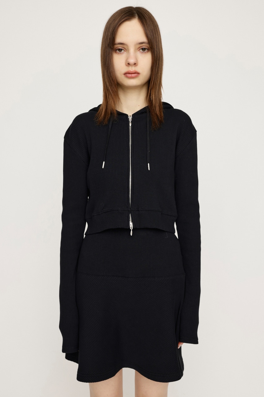 SLY | CROPPED HOODIE FLARE SK 2P (ワンピース(ミニ・ミディアム
