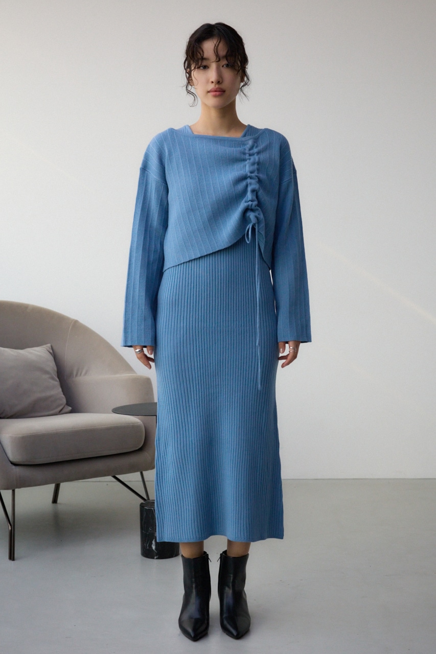 AZUL BY MOUSSY | レイヤードセットニットワンピース (ワンピース