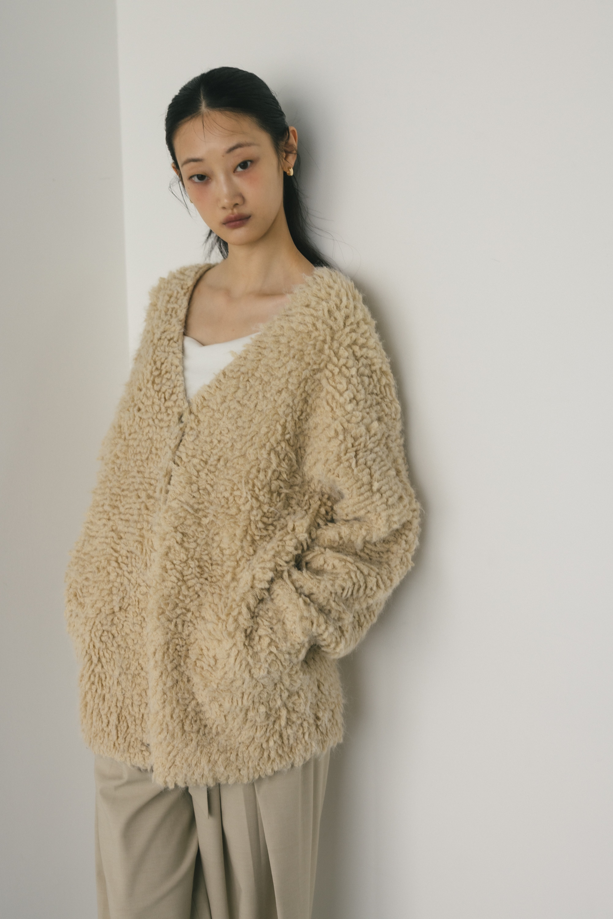 STYLEMIXER | ミックスループニットカーデ (カーディガン ) |SHEL'TTER