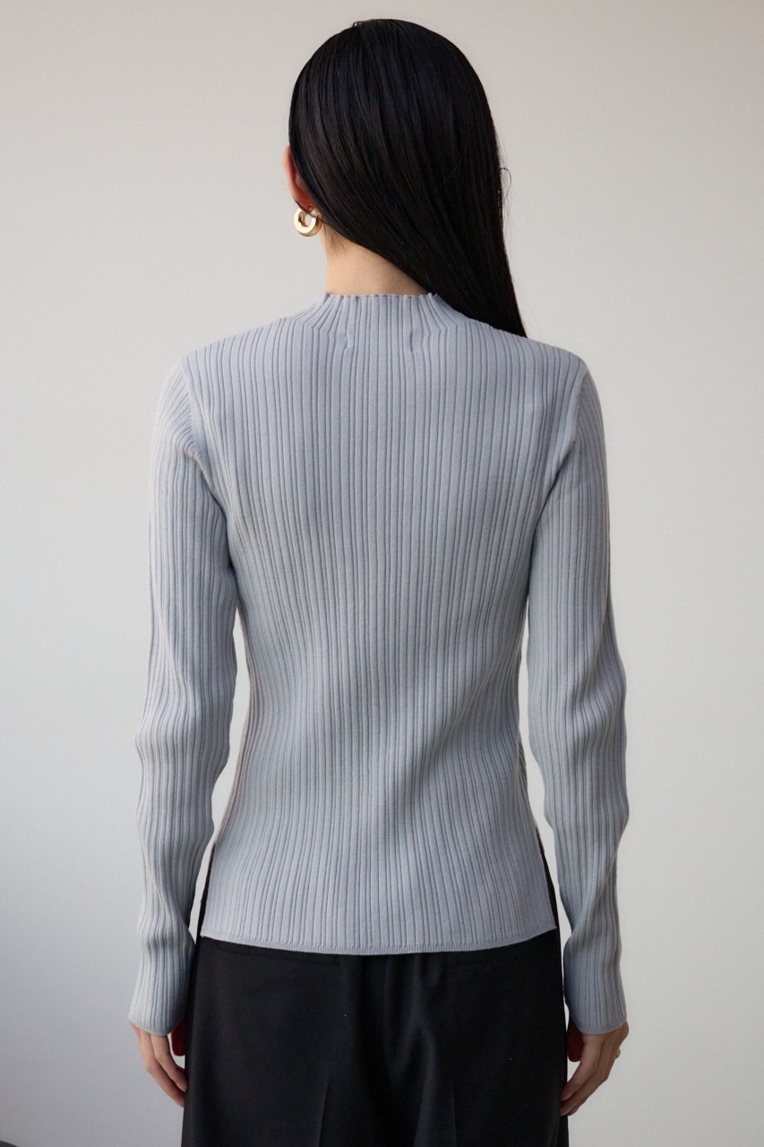 AZUL BY MOUSSY | ランダムリブハイネックニットトップス (ニット