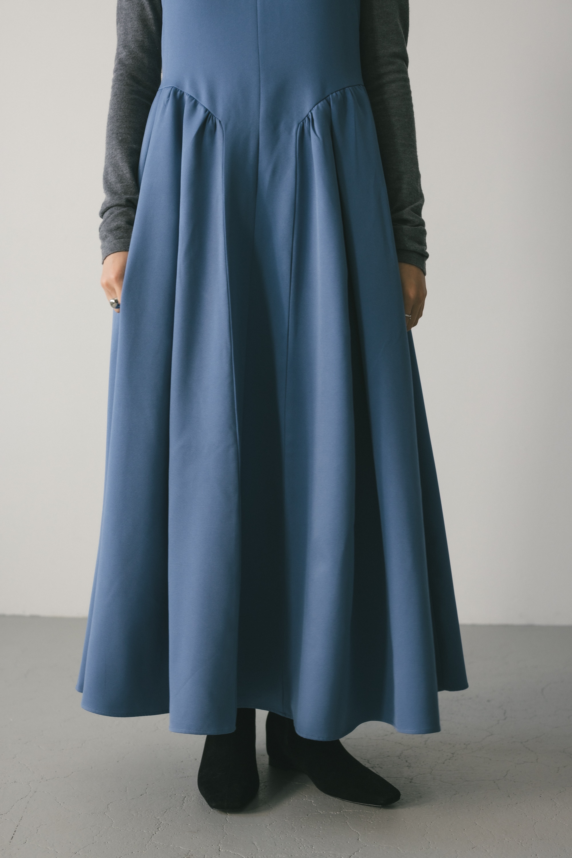 STYLEMIXER | サイドギャザーキャミワンピース (ワンピース(ロング