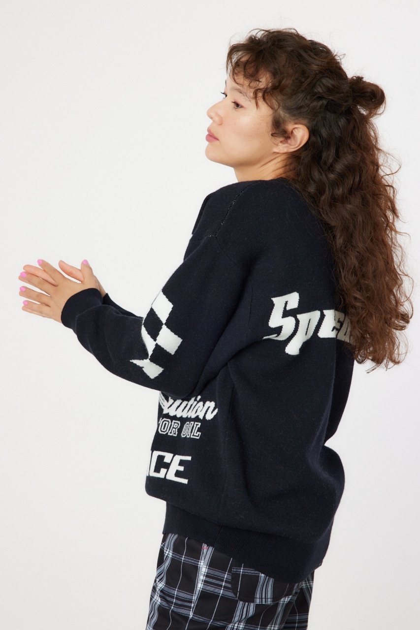 RODEO CROWNS WIDE BOWL | オートレースニットトップス (ニット