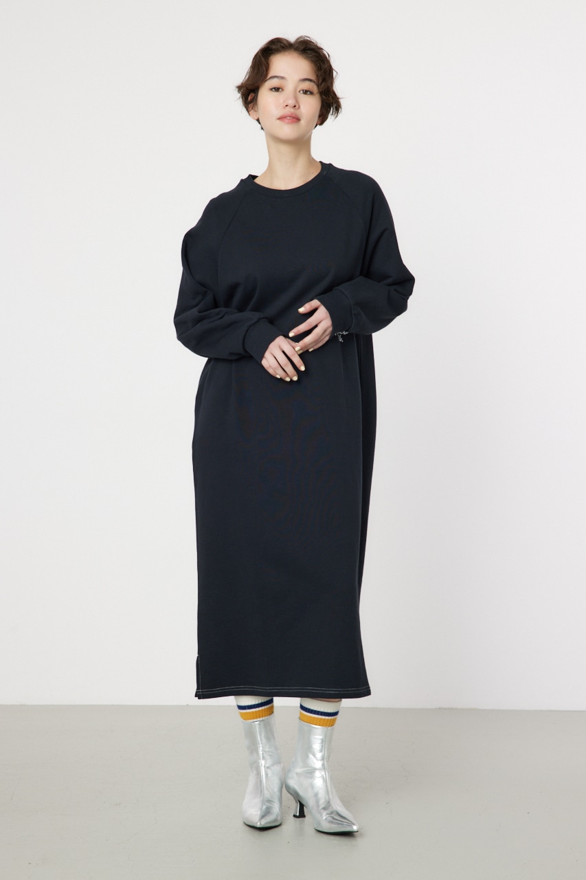 RODEO CROWNS WIDE BOWL | ラグランカラーステッチワンピース